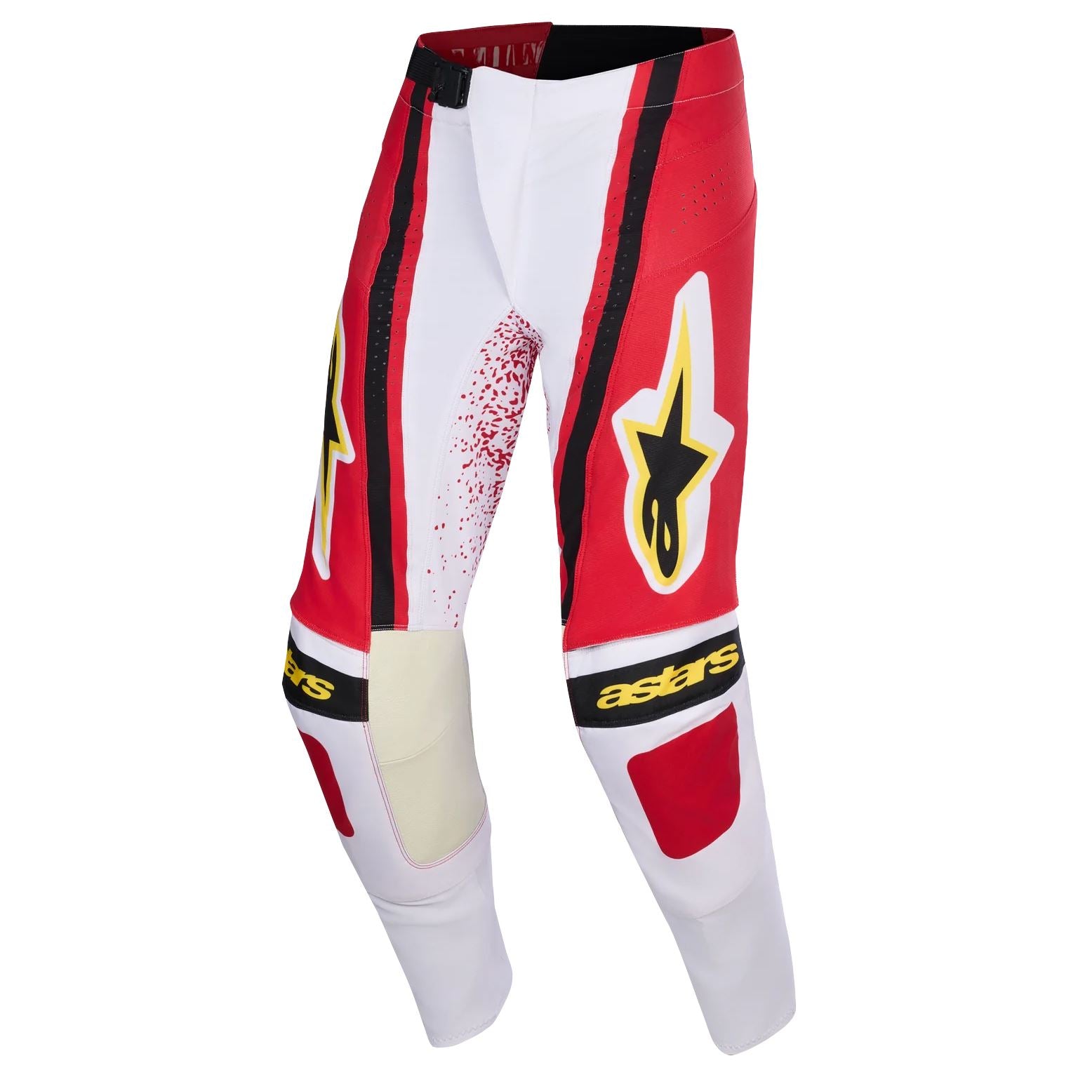 Alpinestars 2026 Techstar Nomur Motocross Pants Light Grey Red Black